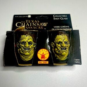 Texas Chainsaw Massacre 3d novelty shot glasses.